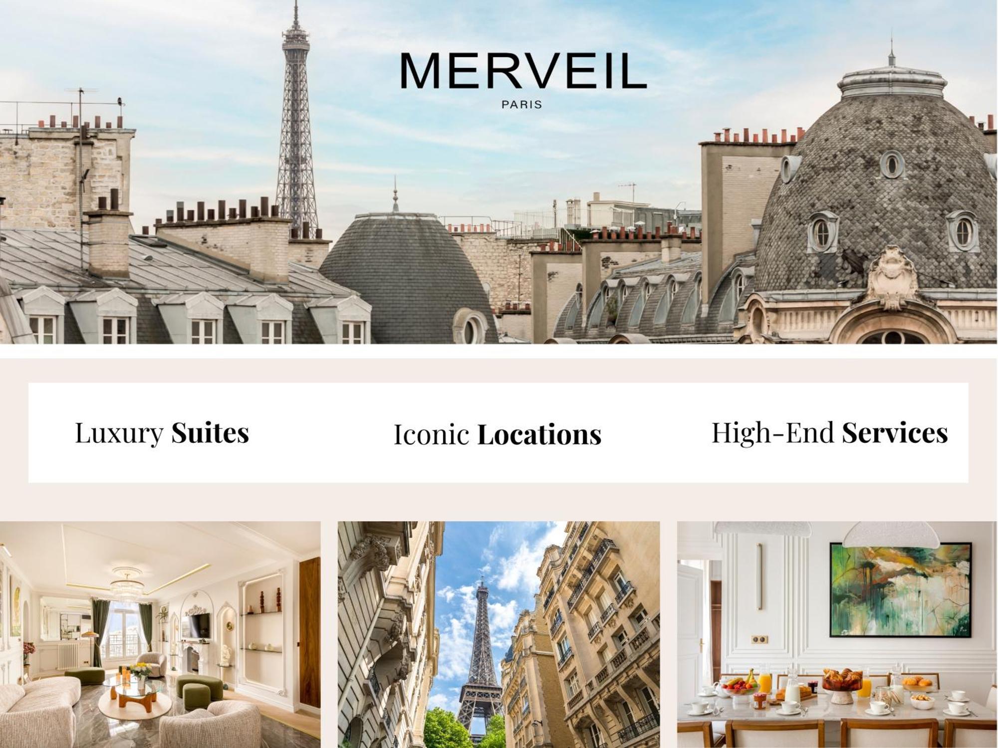 Apartment Merveil Cozy - Tilsitt - Eiffel Tower View Paris